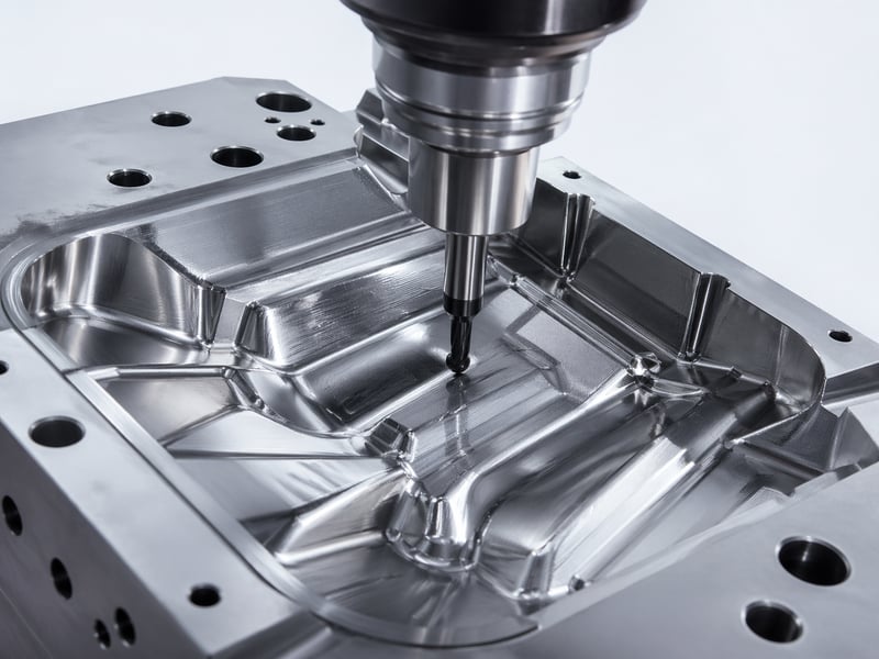 Výroba forem – detail obrábění